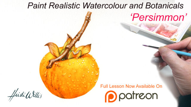 Persimmon Painitng Lesson_Patreon