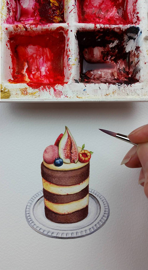 Heidi Willis_Illustration_cake_painting