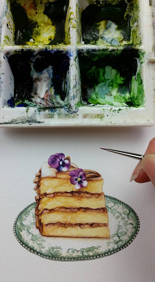 Heidi Willis_Layered Cake_illustration